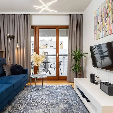 Apartment Urban Blue 2 Bedroom Wola Warsaw