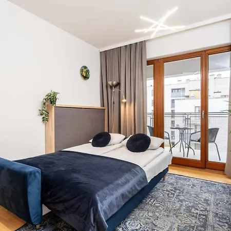 Urban Blue 2 Bedroom Wola Apartment