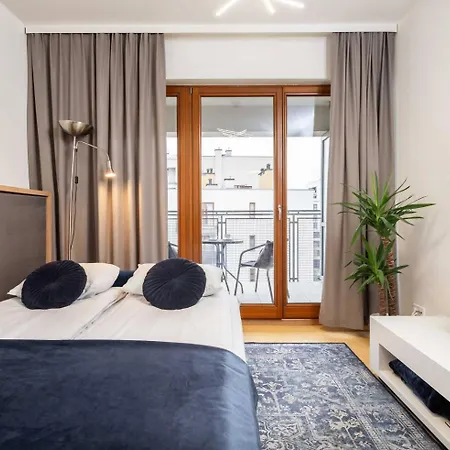 Urban Blue 2 Bedroom Wola Apartment Warsaw