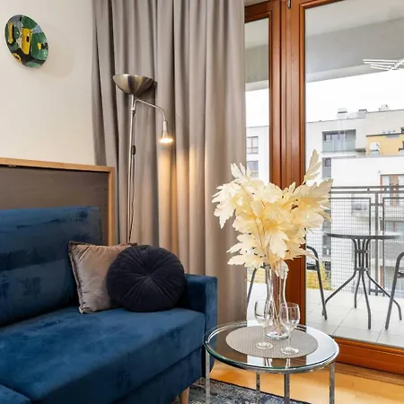 Apartment Urban Blue 2 Bedroom Wola Warsaw